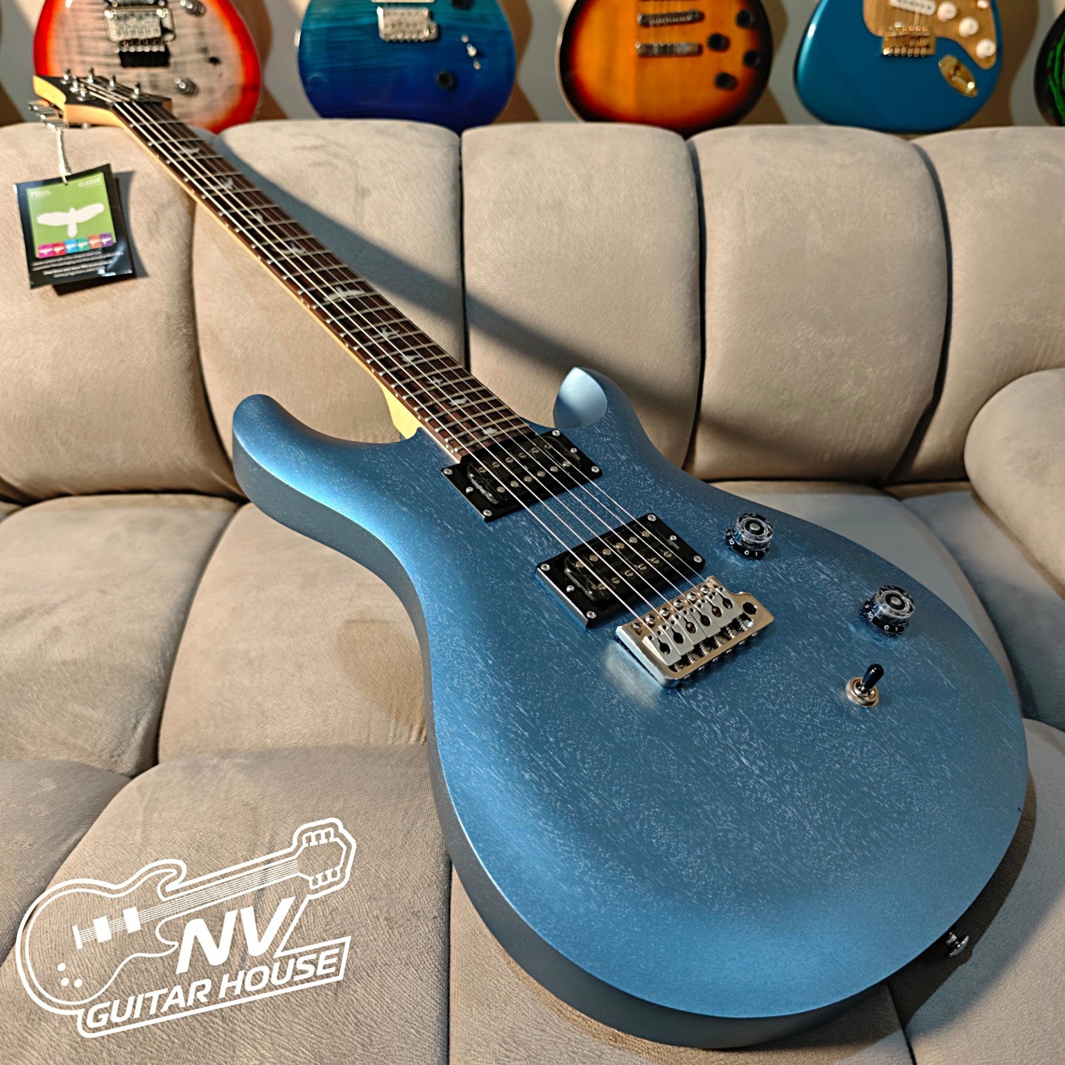 PRS SE CE 24 Standard Satin - Ice Blue Metallic CTI G069115